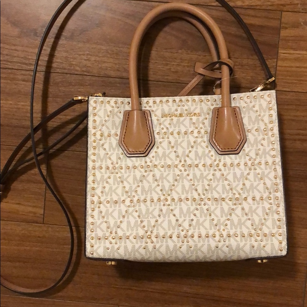 Michael Kors studded satchel